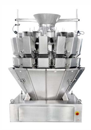 Dual-range multihead weigher 